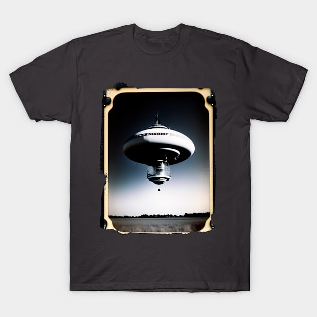 Ufo - Ufo sighting from a military fighter plane T-Shirt by igzine